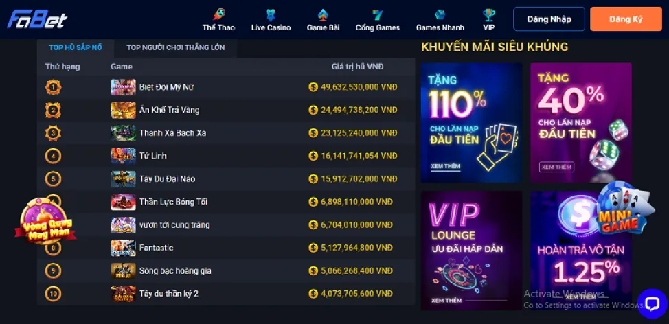 Khuyến mãi bắn cá Z888 Casino